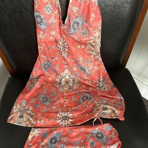 Panrila Brand Halter Swim Dress Bathing Suit NWT